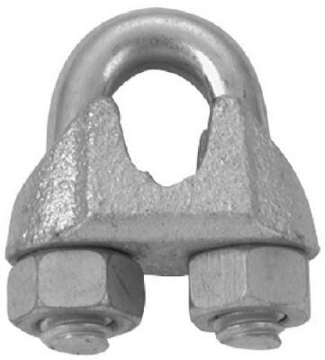  Apex  Wire Rope Clip 1/2 Inch  Galvanized 1 Each T7670479