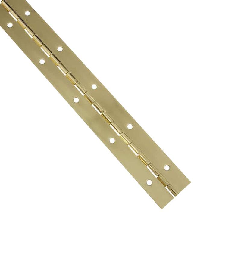  National  Continuous Hinge 1-1/2x12 Inch  Bright Bras 1 Each N265363