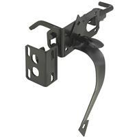  National Heavy Duty Gate Latch Satin Black  1 Each N178616