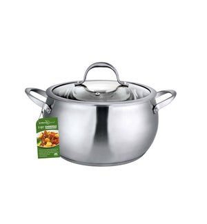 CASSEROLE W/TEMP GLS LID 3QT