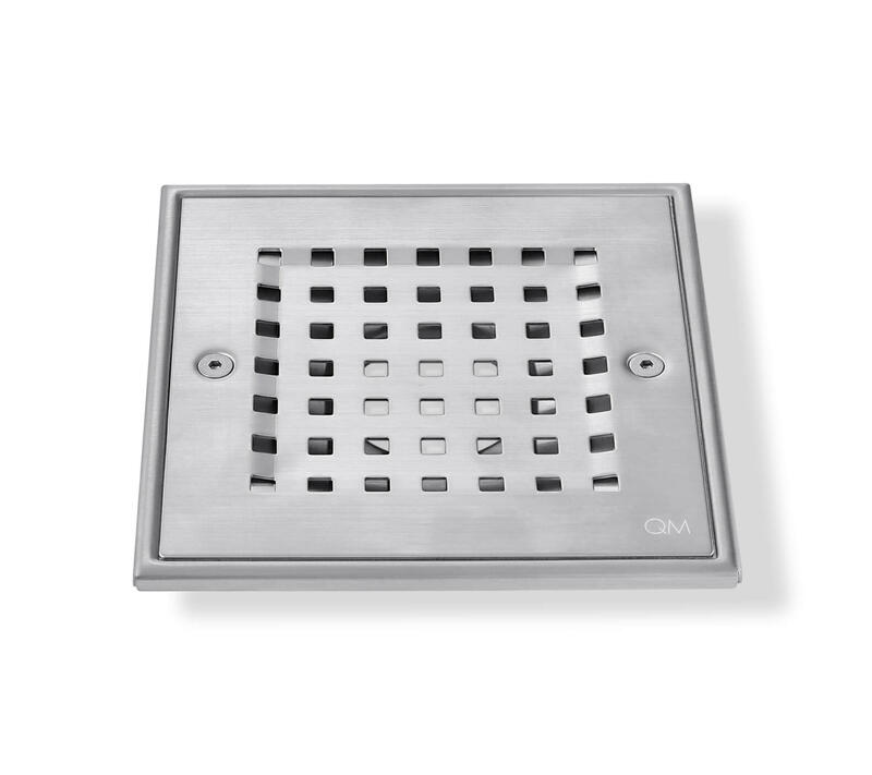 QM Bay Series  Center Drain 5-3/4x5-3/4 Inch  Polished  1 Each 38.100.04