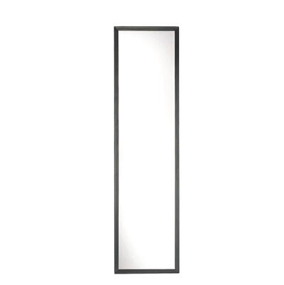  Home Decor Innovations Plastic Door Mirror 13x49 Inch  Black  1 Each 20-6190