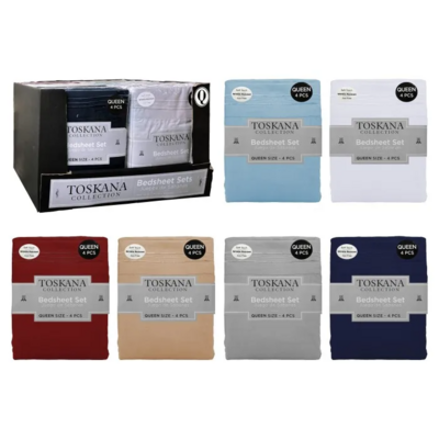 EMBROIDERY SHEET SET QUEEN