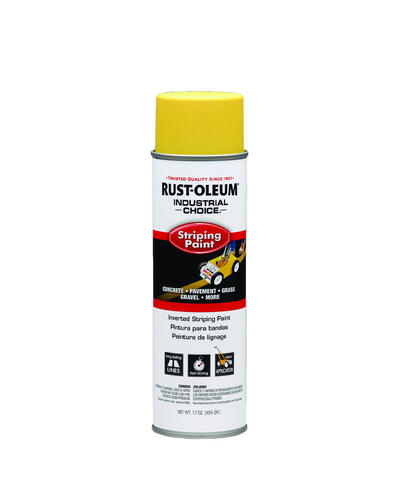 Rust-Oleum Striping Spray Paint 17oz Yellow 1 Each 1648838