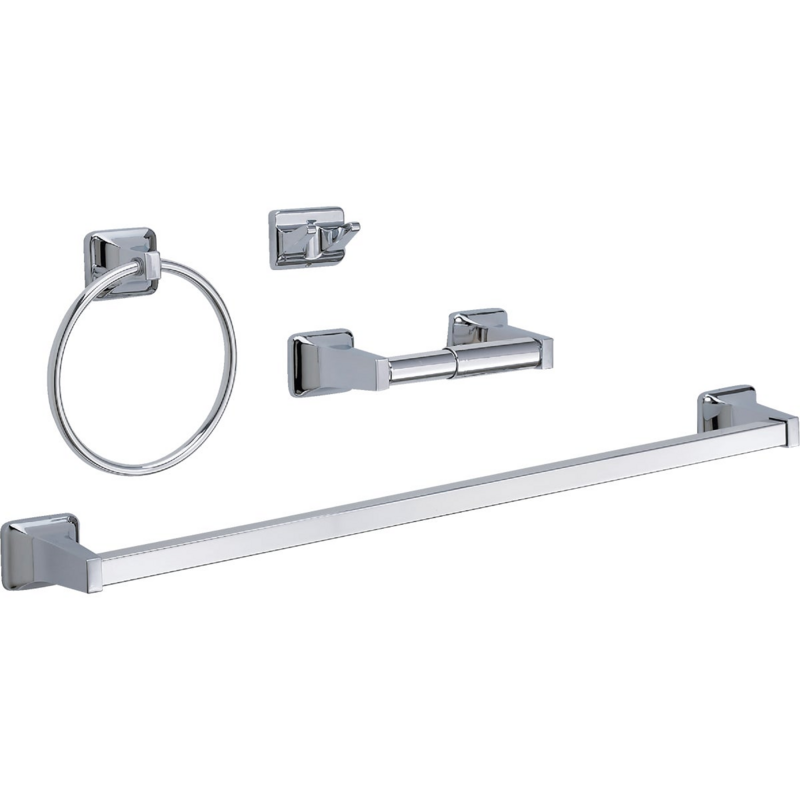  Home Impressions  Bath Accessory Kit Chrome  1 Each 409793