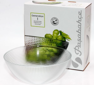  Pasabache Borcam Glass Fruit Bowl 240mm 1 Each 748-10485