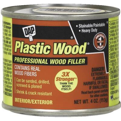 Dap Plastic Wood Professional Wood Filler 4 Ounce White 1 Each 21412