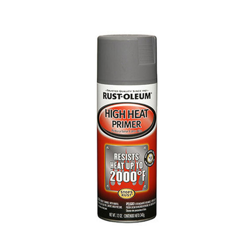 Rust-Oleum High Heat Automotive Primer Spray Paint 12oz Gray 1 Each 249340