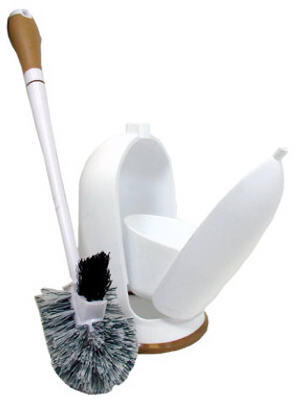Quickie Home Pro Toilet Bowl Brush With Caddy 1 Each 315MB