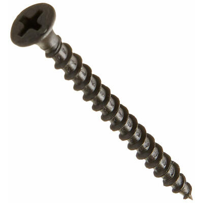  Grip Rite  Coarse Thread Drywall Screw #6x1-1/4 Inch  Black  1 Box 114CDWS1
