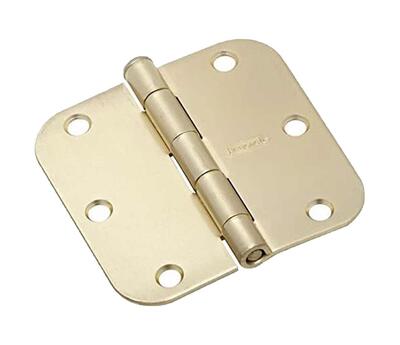  National  Door Hinge 3-1/2 Inch  Satin Brass 1 Each N830-224