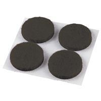  Do It Best  Round Felt Pad 12 Pack 3/4 Inch  Brown  1 Each 230448