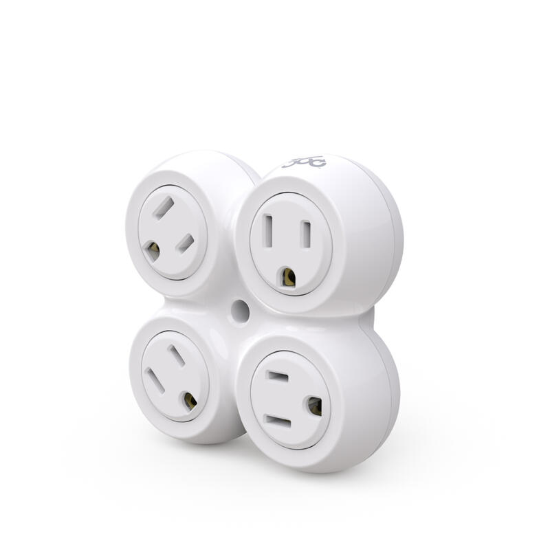 360 Electrical Wall Tap Revolving 4 Outlet 1 Each 36031-2CA6ES-C1