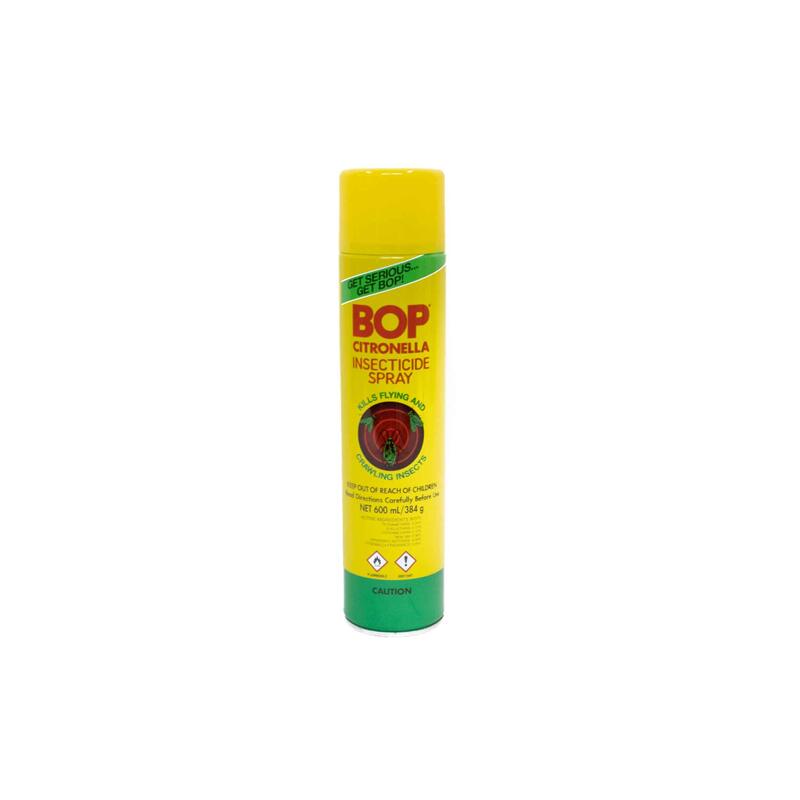  Bop Insecticide Citronella Spray 600ml 1 Each MBC35103