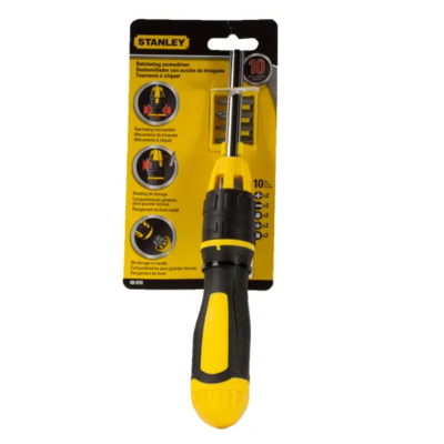 SCREWDRIVER RATCHET 10PC M/D