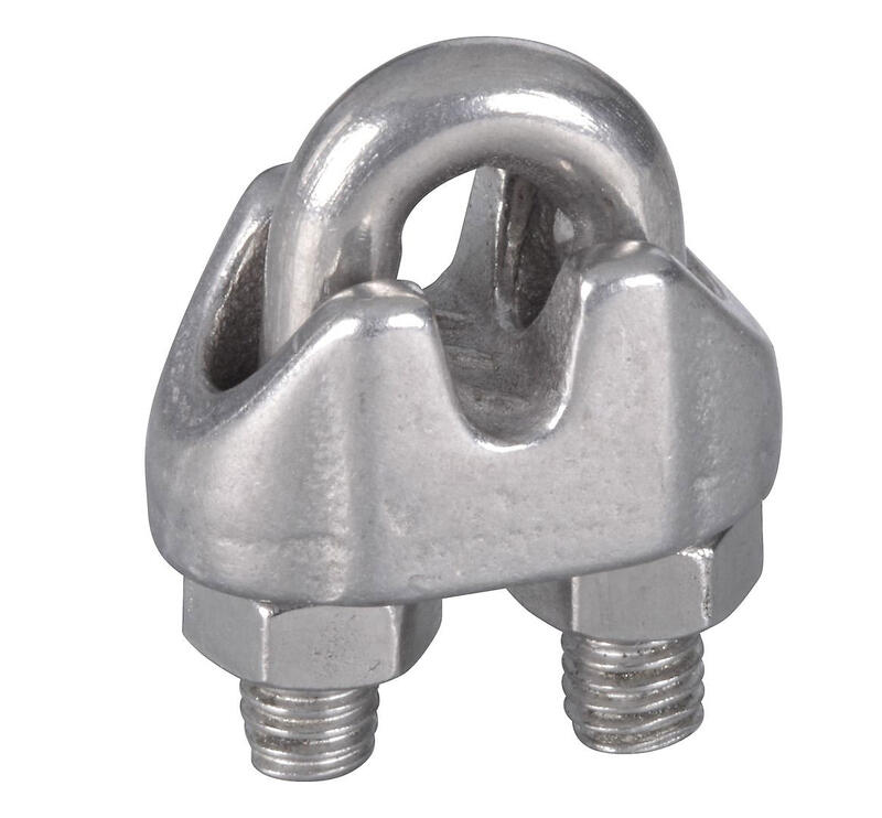  National  Wire Cable Clamps  1/8 Inch  Stainless Steel  1 Each N348-888