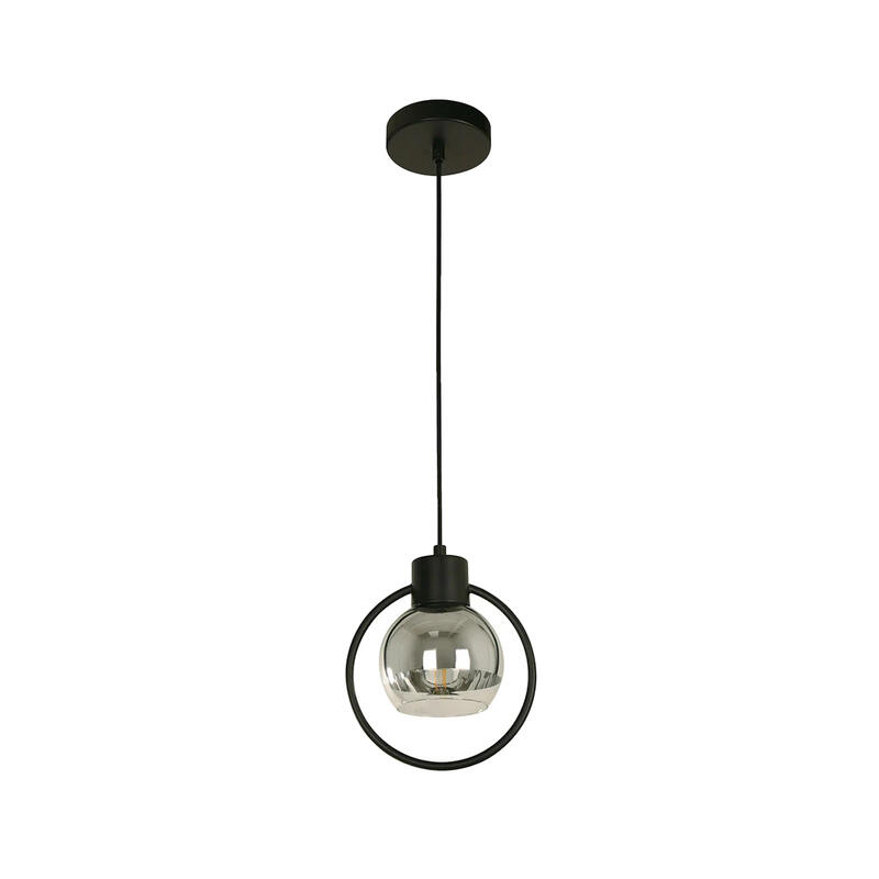 Lamparama Hanging Lamp E27 40W 1L Black 1 Each 23130-2