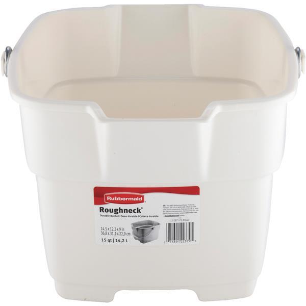 Rubbermaid Roughneck Bucket 15 Quart Bisque 1 Each FG287100BISQU