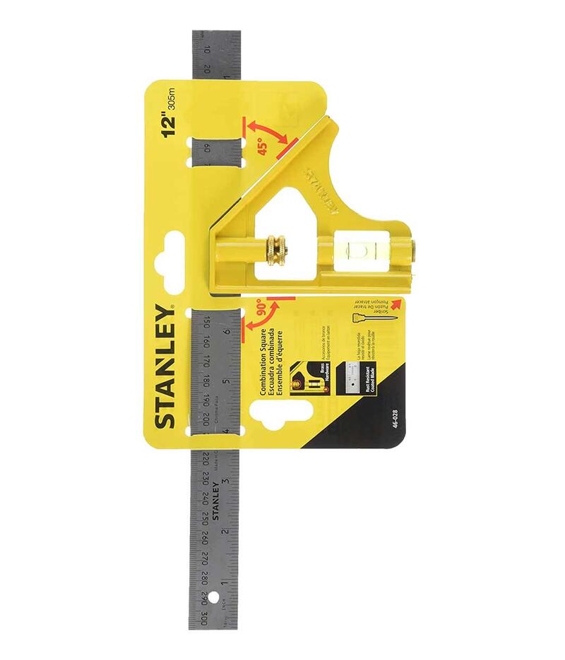 Stanley Combination Square 12 Inch 1 Each 0446028