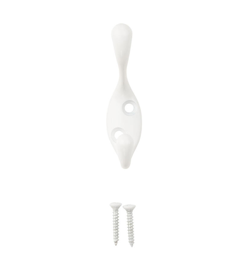  National  Wardrobe Hook  White 1 Each N266-049