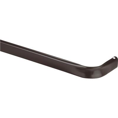  Kenney  Single Curtain Rod  48-86 Inch 1 Inch Espresso  1 Each KN515