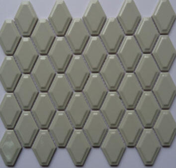 Mosaic Tile Gray Dia Glossy 325X250 1 Each LX46504