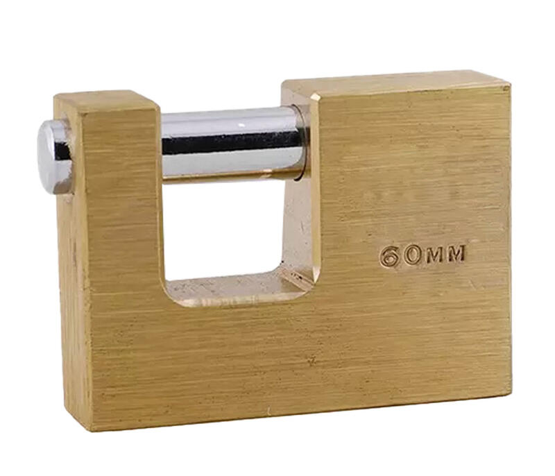 Hoteche Block Lock Brass 60mm 1 Each 180401