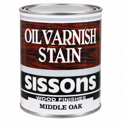 Sissons Oil Varnish Stain Middle Oak 1 Quart VOS44-1271