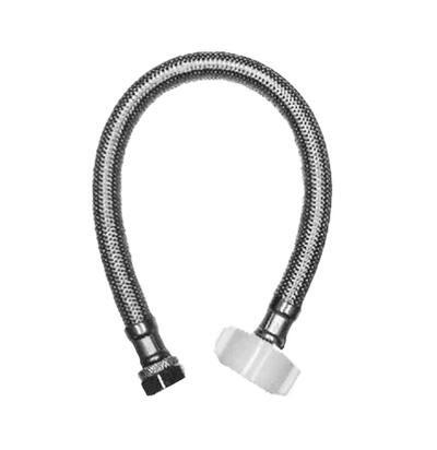 Stainless Steel Toilet Connector 3/8x7/8x16 Inch  1 Each WTSSPCT16614 7233-16