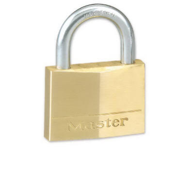  Master Lock  Keyed Different Padlock Brass 1 Each 150D 16573