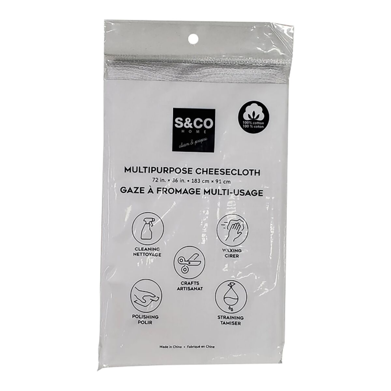  Safdie & Co. Cheese Cloth  36x72 Inch  White  1 Each 10117.Z.01
