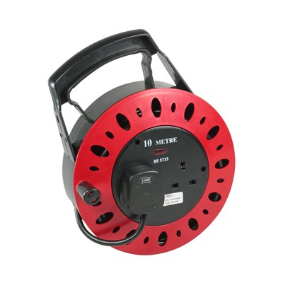  Extension Reel Plastic 2 Gang 6m 13A 1 Each WCR613