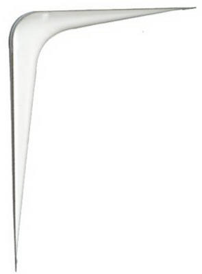  National Shelf Bracket 8x10 Inch  White  1 Each N218-925
