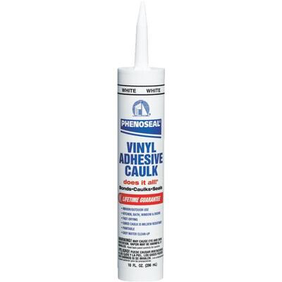  Phenoseal Vinyl Adhesive Caulk 10.1 Ounce  White 1 Each 00005