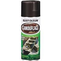 Rust-Oleum Camouflage Flat Spray Paint 12oz Black 1 Each 1916-830