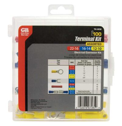 Gb Electrical Wire Terminal Kit 22-10Awg 1 Each TK-806