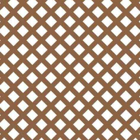Pvc Lattice Regular 4x8 Feet Redwood 1 Sheet