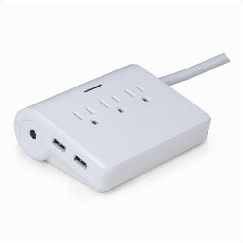 Globe electric Power Strip 3 Outlet White 1 Each 78301