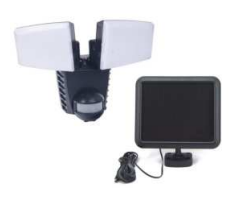  Lampara  Solar W/ Sensor LED 12W 1000W 1 Each 8994-60K