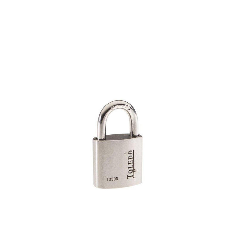 Toledo Padlock 30mm Stainless Steel 1 Each T-T030N