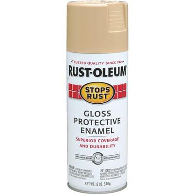 Stops Rust Gloss Enml Anti-Rust Spray Paint 12oz Sand 1 Each 7771-830