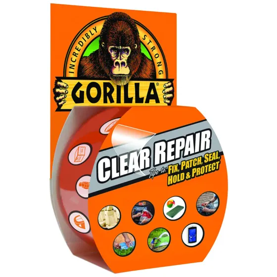 GORILLA TAPE 1.88X9YD CLR M/D