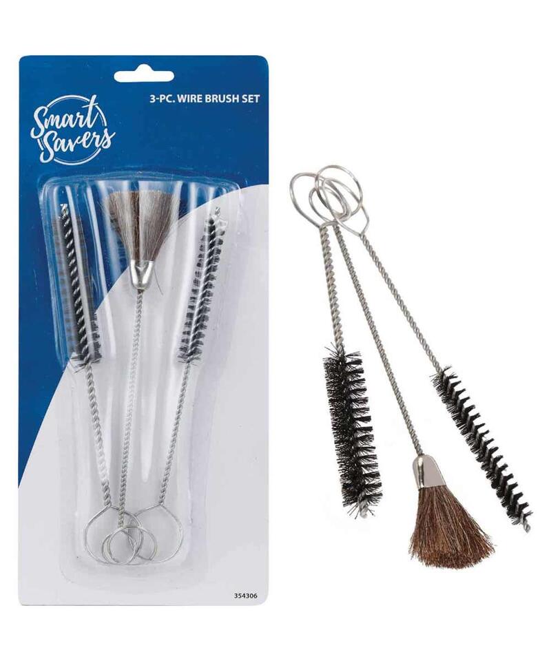  Smart Savers Wire Brush Set 3 Piece 1 Each BR090