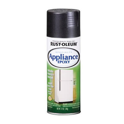 Rust-Oleum Gloss Appliance Epoxy Spray Paint 12oz Black 1 Each 7886830