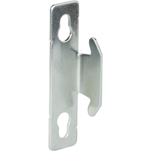  Kenney Single Curtain Rod Bracket  Silver 2 Pack  KN851