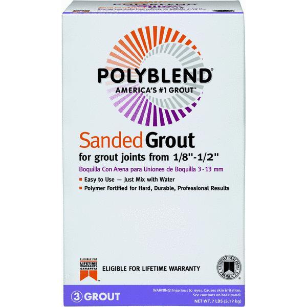  Sanded Grout  7 Lb  Snow White 1 Each PBG117-4