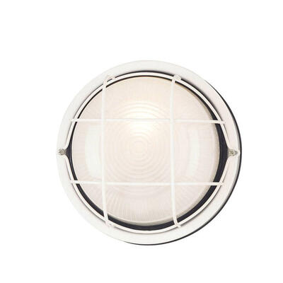 Westinghouse Wall Lantern Round Marine 1 Light White 1 Each 67836