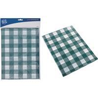  Smart Savers Checkerboard Tablecloth 52x70cm Green White 1 Each HJ019