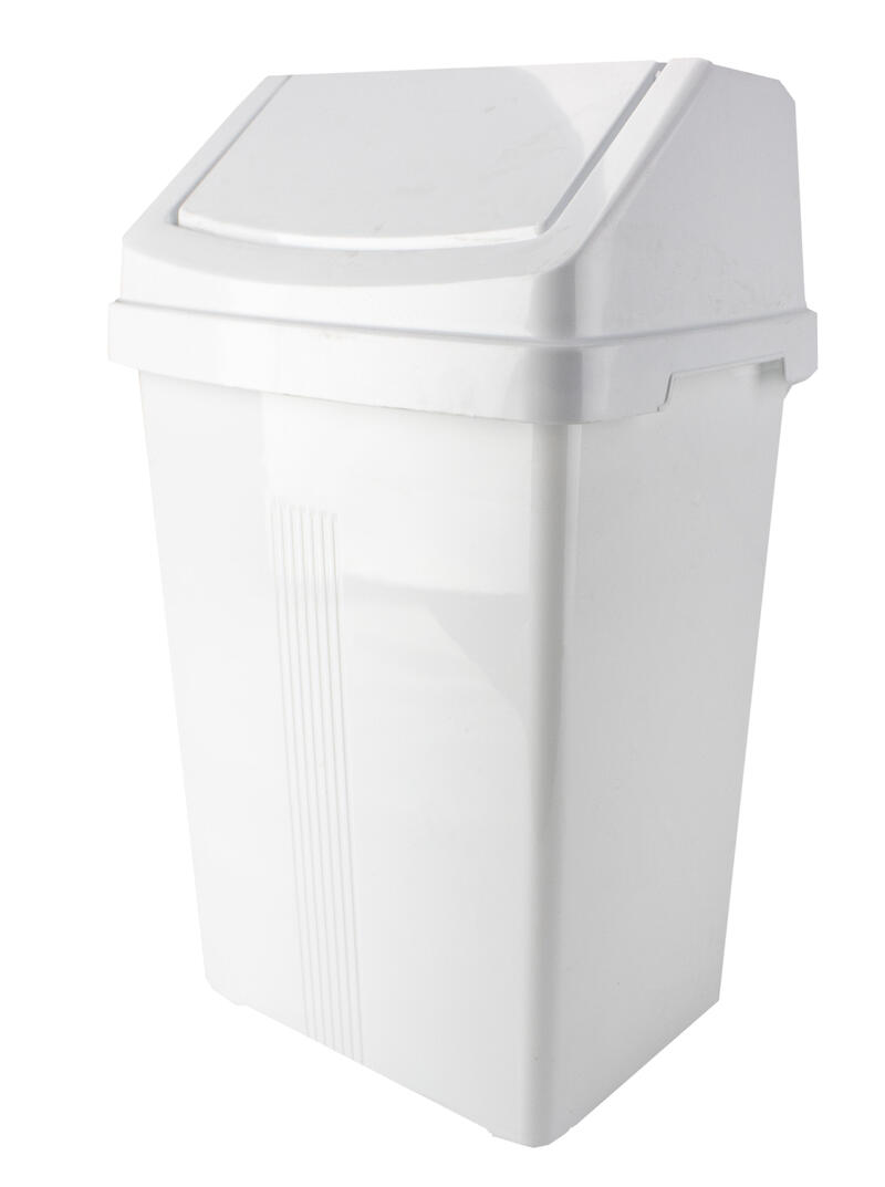 Wham Swing Bin 8l White 1 Each 11739