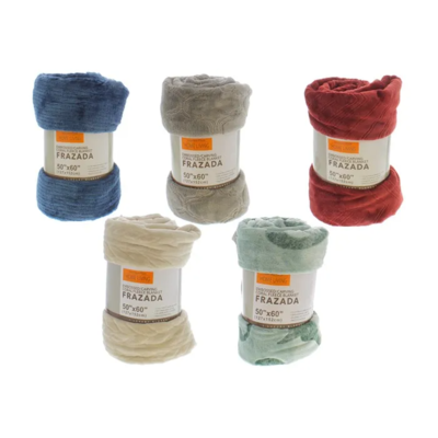 CARVING CORAL BLANKET